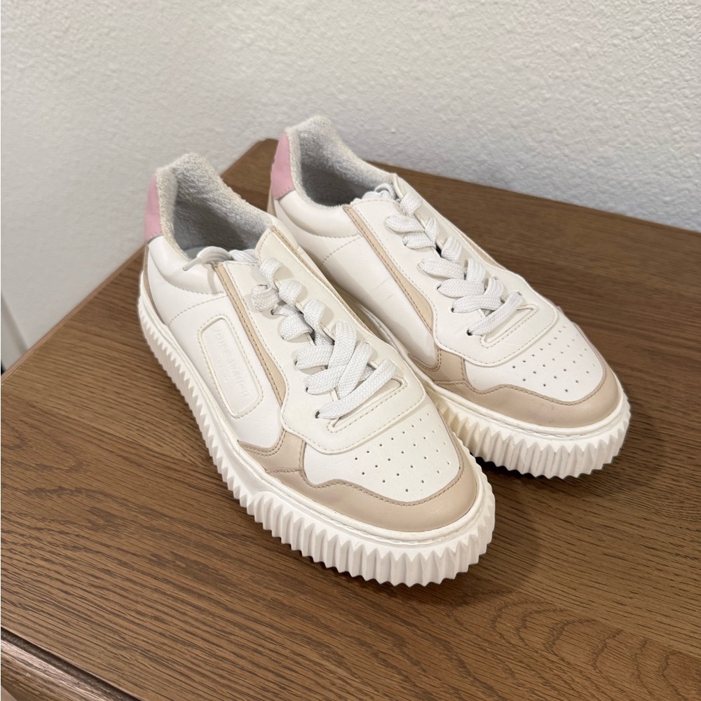 Voile Blanche White and Cream Women's Sneakers